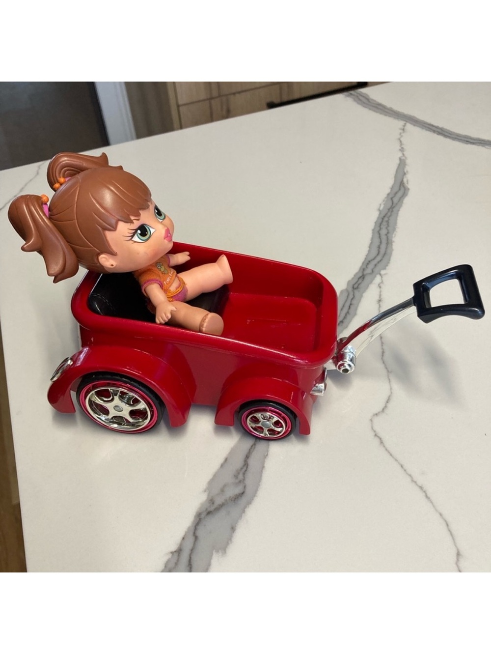 Bratz Babyz Red Pull Wagon and Doll Set